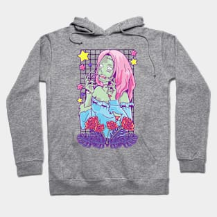 Pastel Goth Zombie Girl Hoodie